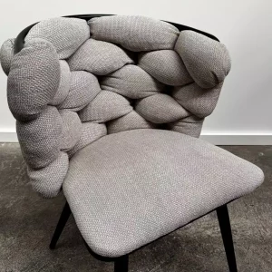 Chaise design tressée